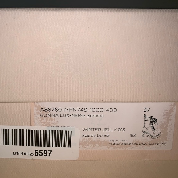 Sergio Rossi Nero jelly boots TPR! - Picture 3 of 11